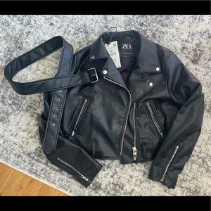 Faux Leather Jacket